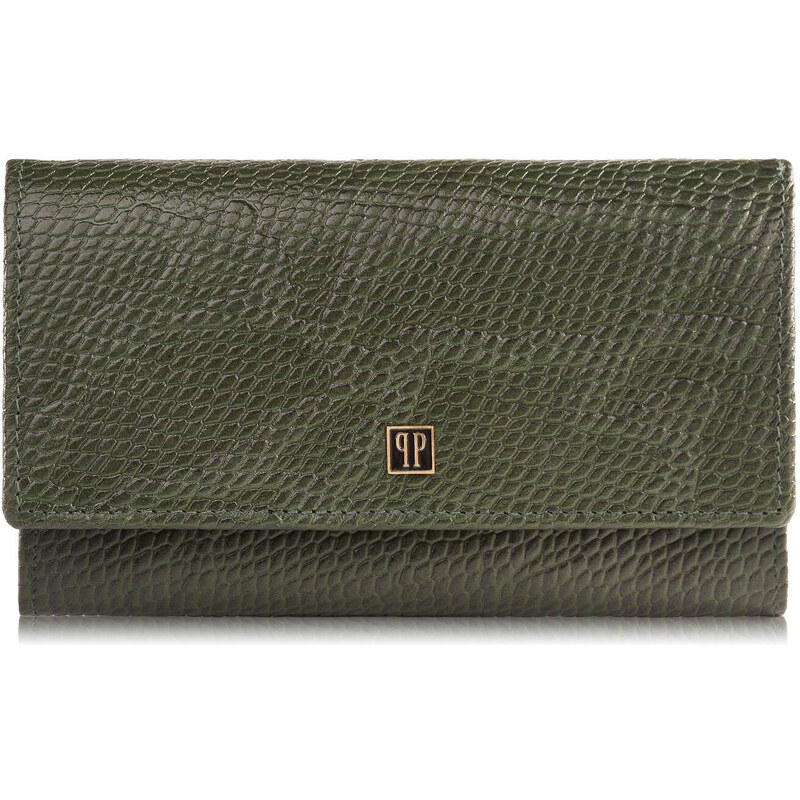 Paolo Peruzzi Dámska kožená peňaženka T-09-GR | zelená T-09-GR 52696747