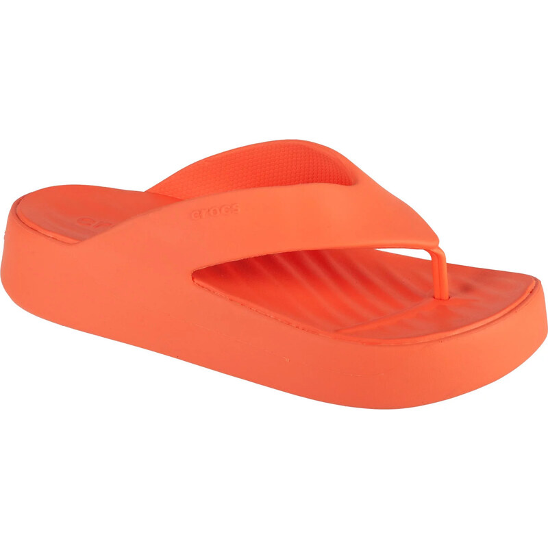 Oranžové žabky na platforme Crocs Gataway Platform Flip 209410-84F 52699084