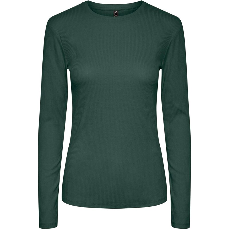 PIECES Tričko RUKA smaragdová 54263186