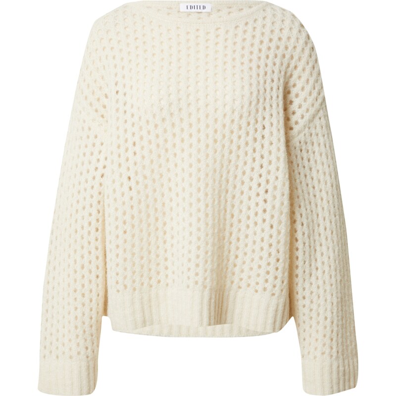 EDITED Sveter Frantje nebielená / šedobiela 55017734