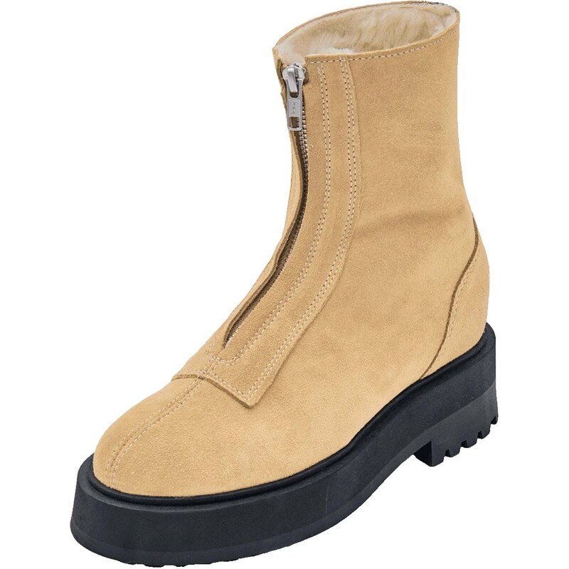 EDITED Členkové čižmy Zuleika farba ťavej srsti 54273598