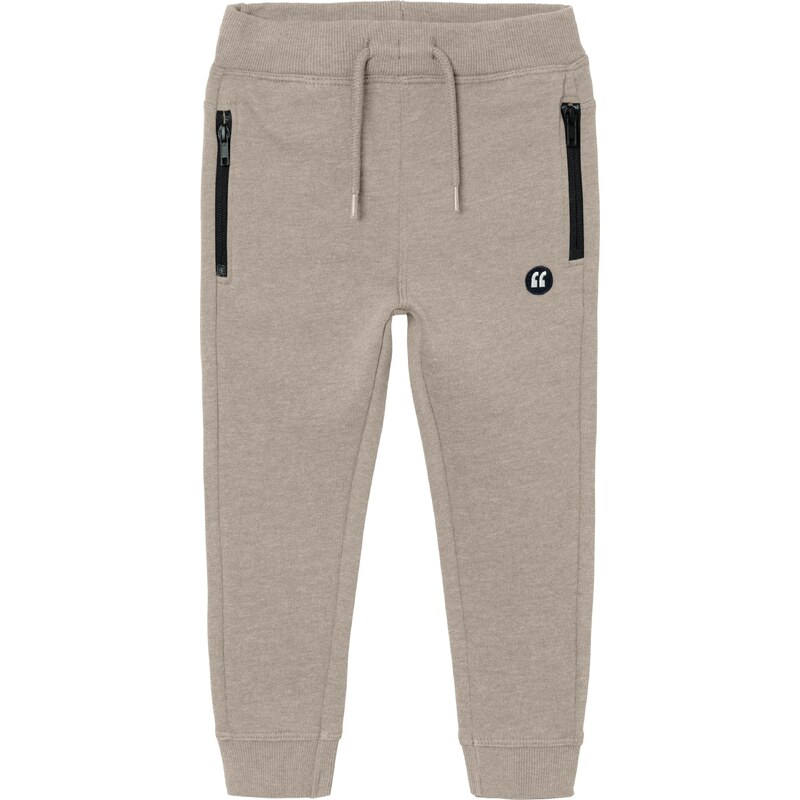 NAME IT Nohavice tmavobéžová / čierna 54447301