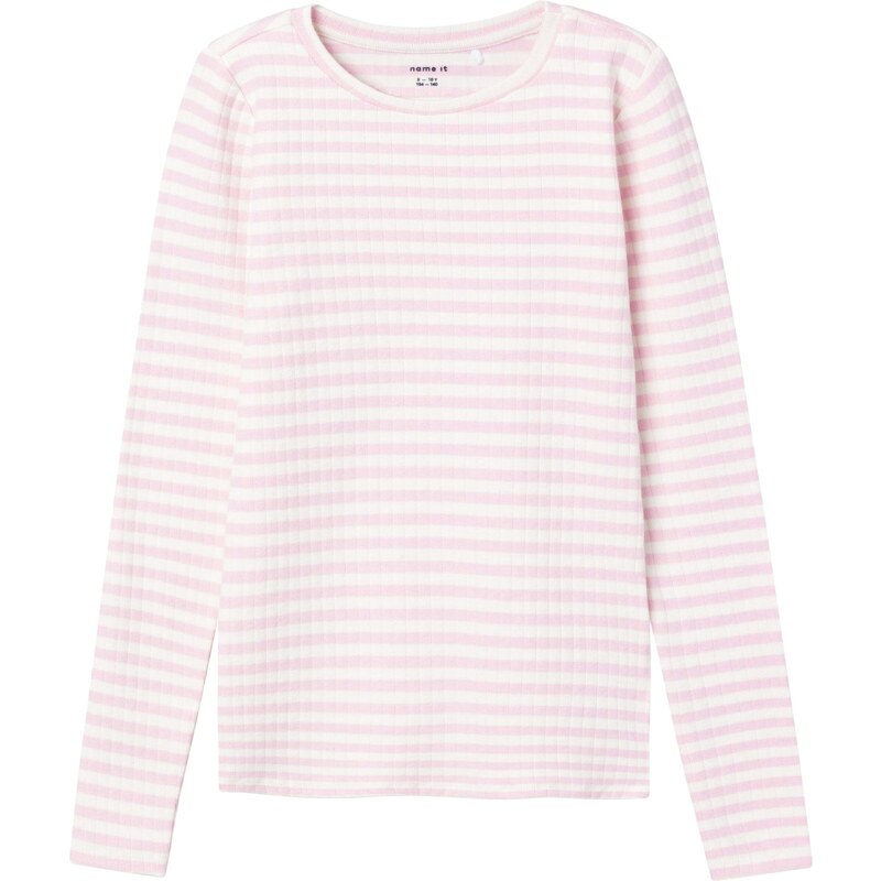 NAME IT Tričko NKFSuraja ružová / biela 54278726