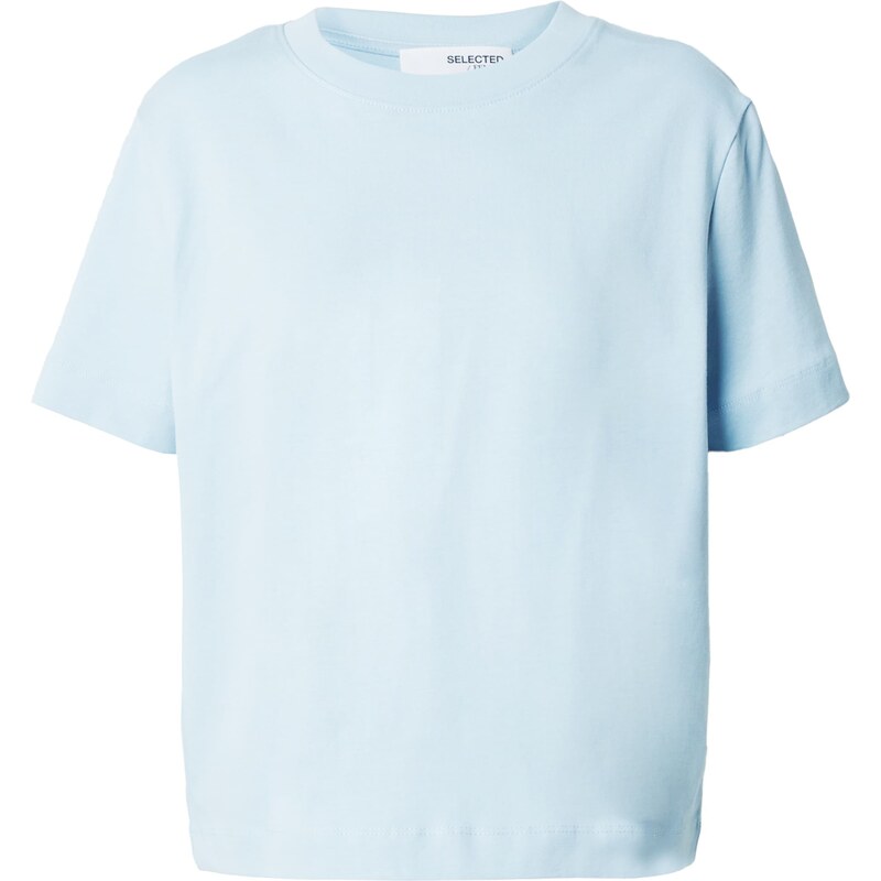SELECTED Tričko ESSENTIAL svetlomodrá 54290014