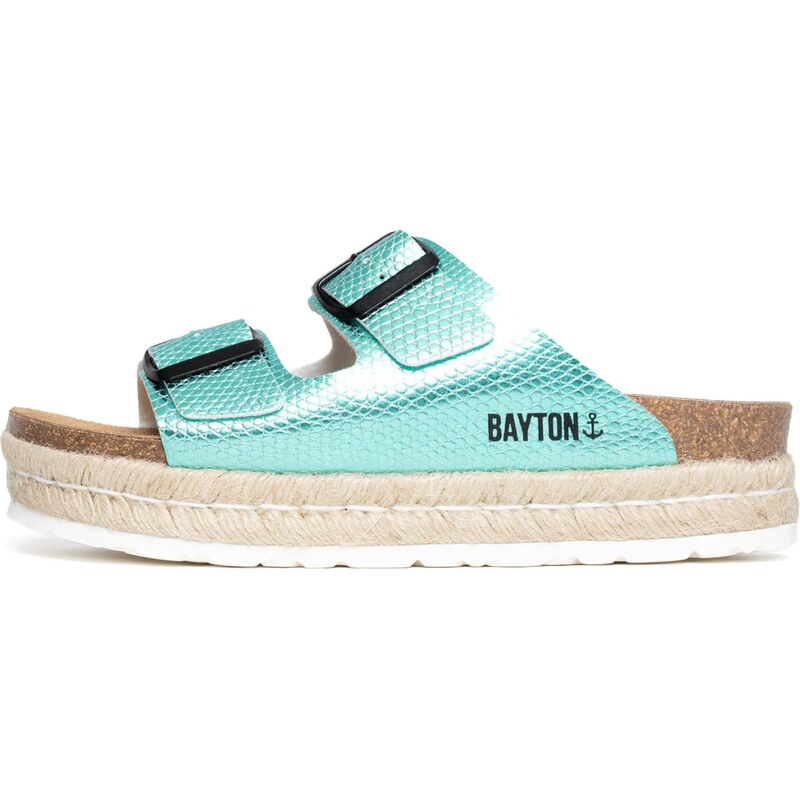 Bayton Šľapky Alcee svetlohnedá / mätová / čierna 54300386