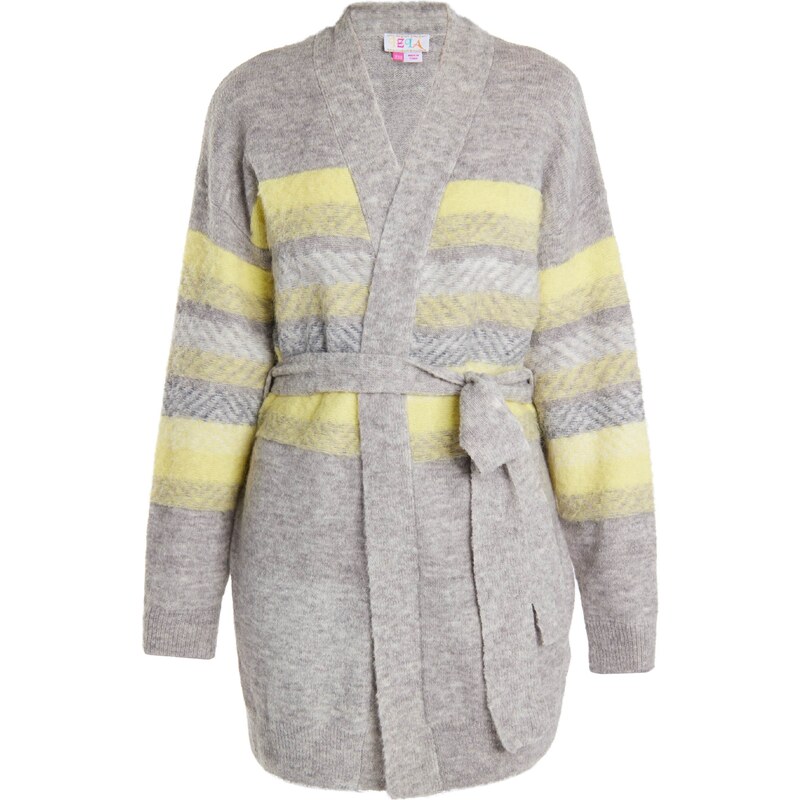 IZIA Kardigán žltá / sivá melírovaná 54262104
