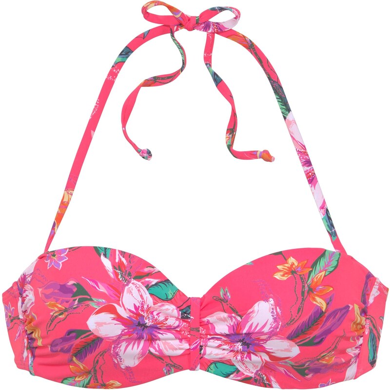 LASCANA Bikinový top zelená / fialová / oranžová / ružová / biela 54262175