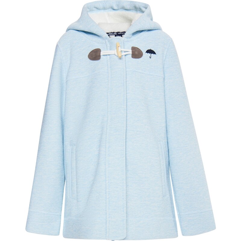 Schmuddelwedda Flisová bunda svetlomodrá / hnedá / čierna / biela 54261888