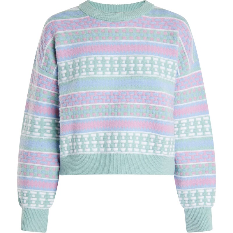IZIA Sveter svetlomodrá / svetlozelená / ružová / biela 66025729