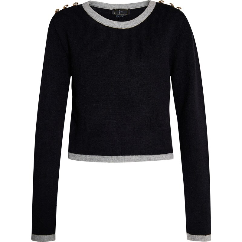 faina Sveter Paino sivá / čierna 54262037