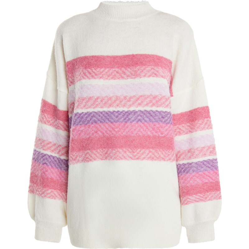 IZIA Sveter Hoona fialová / svetlofialová / ružová / biela 54262069