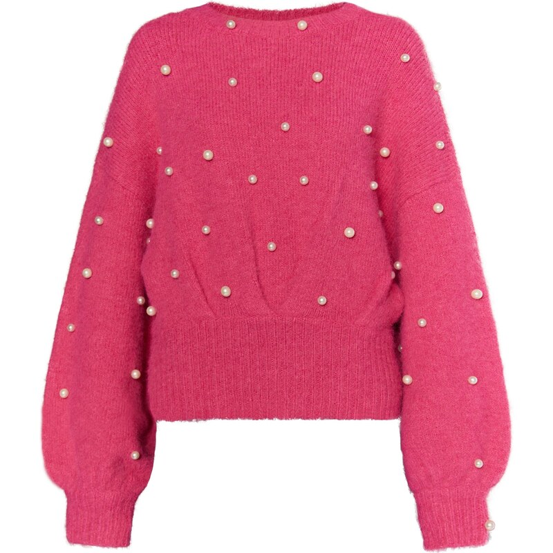 faina Sveter Dulcey ružová / perlovo biela 54262117