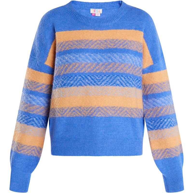 IZIA Sveter Eyota tyrkysová / oranžová 54262085