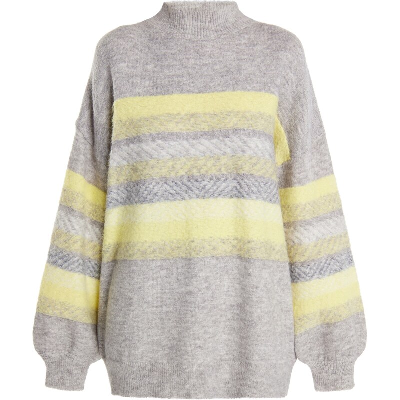 IZIA Sveter Hoona žltá / svetlosivá / sivá melírovaná 54262110