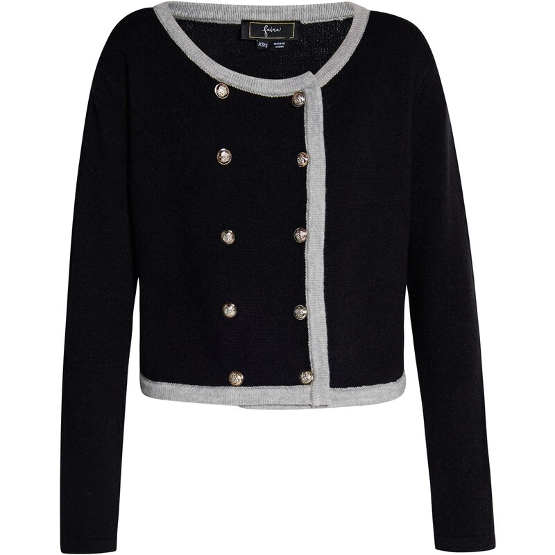 faina Kardigán sivá / čierna 54262131