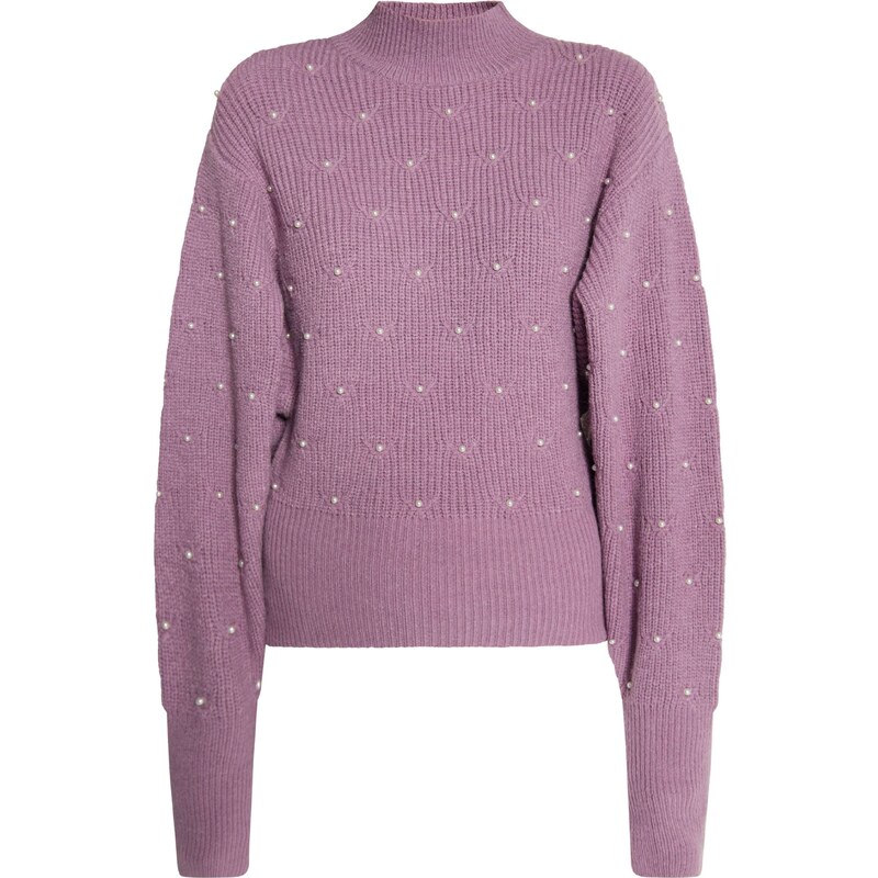 faina Sveter Caneva svetlofialová / perlovo biela 54262080