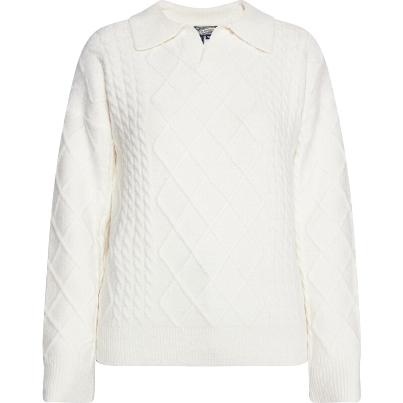 DreiMaster Vintage Sveter Incus biela ako vlna 54262143