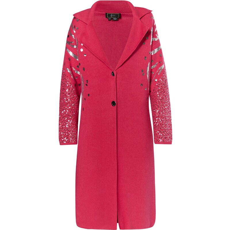 faina Kardigán Minya ružová / strieborná 54262162