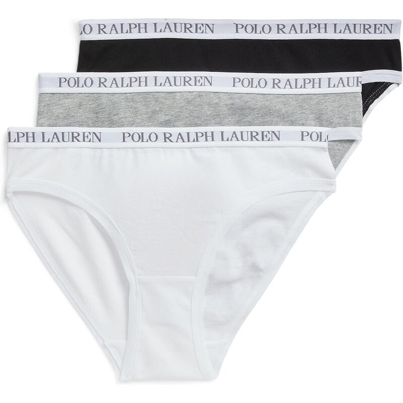 Polo Ralph Lauren Nohavičky sivá melírovaná / čierna / šedobiela 52700979