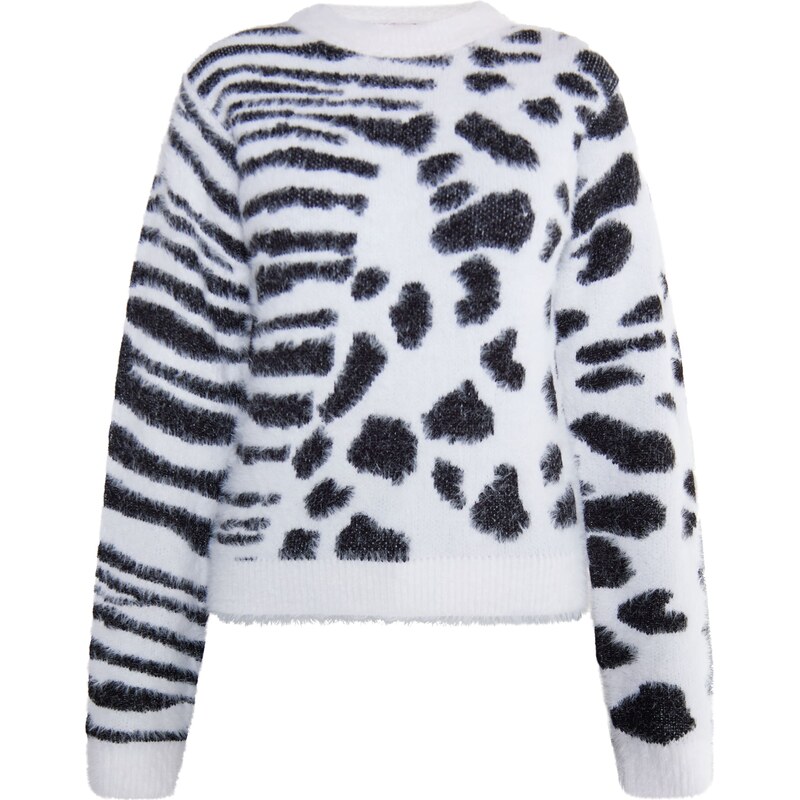 MYMO Sveter Keepsudry čierna / biela 54266968