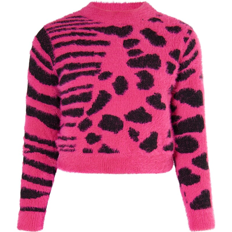 myMo KIDS Sveter ružová / čierna 54270570