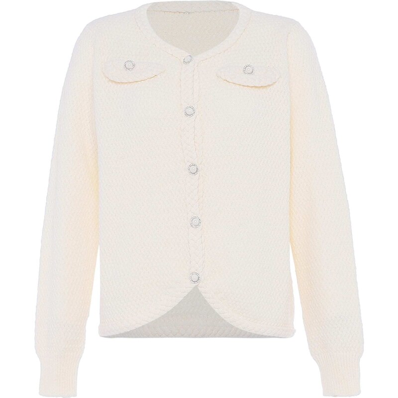 faina Kardigán biela ako vlna 54264925