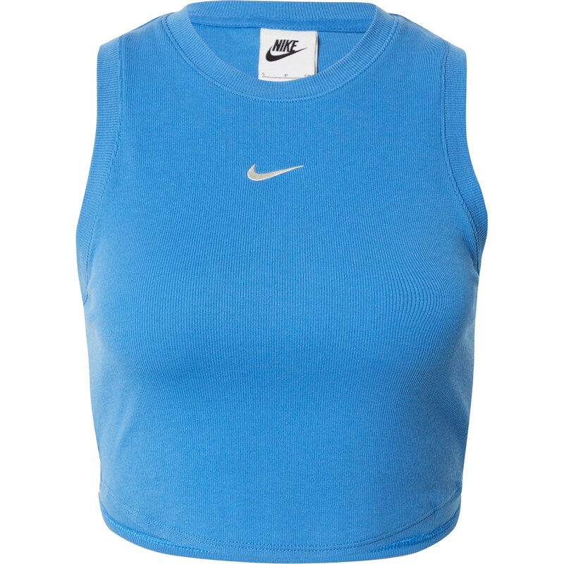 NIKE Top ESSENTIAL azúrová / biela 54312816