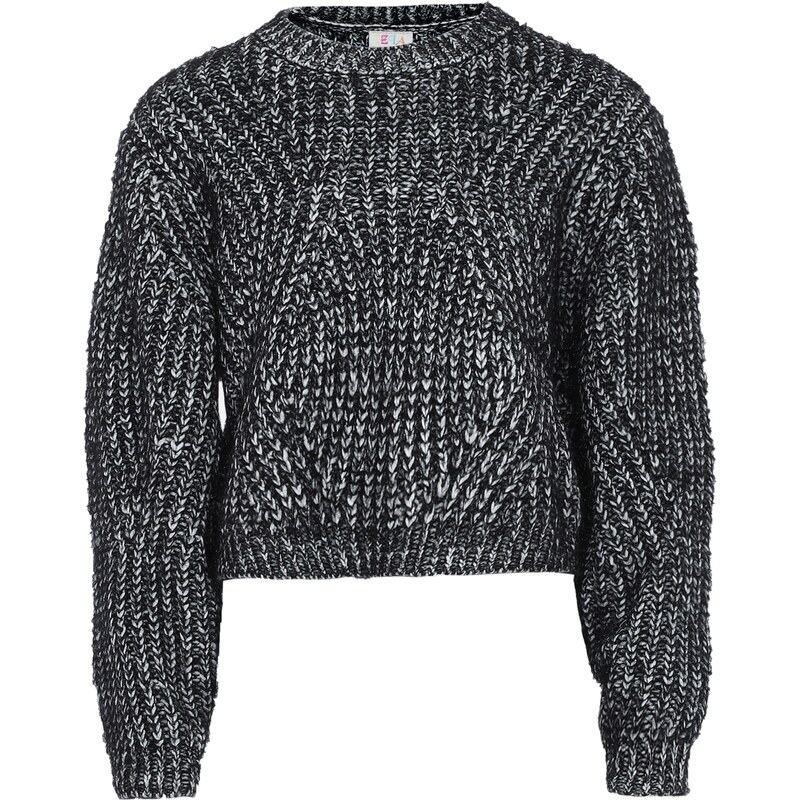 IZIA Sveter čierna / šedobiela 54264987