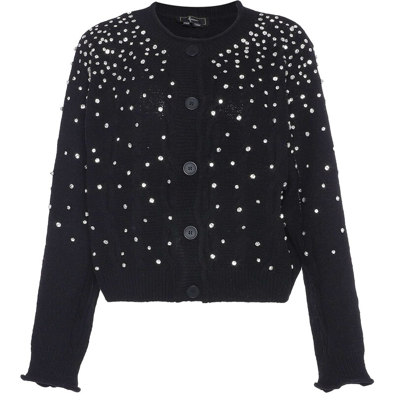 faina Kardigán čierna / strieborná 54265125