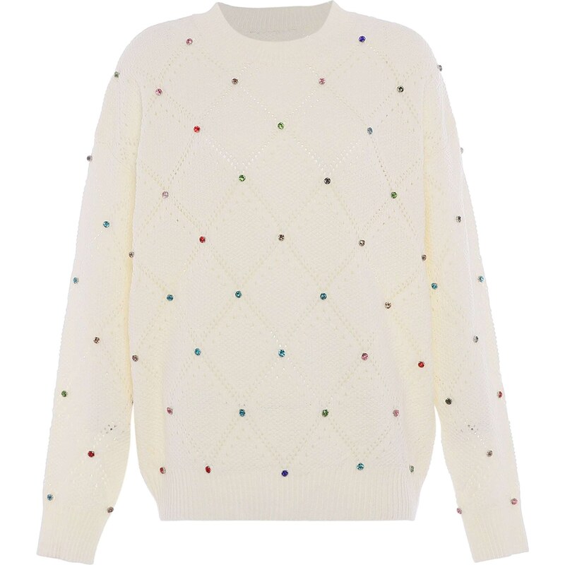 faina Sveter zmiešané farby / biela ako vlna 54265130