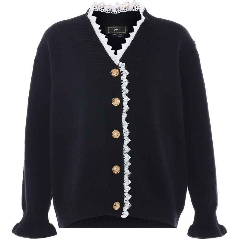 faina Kardigán čierna / biela 54265133