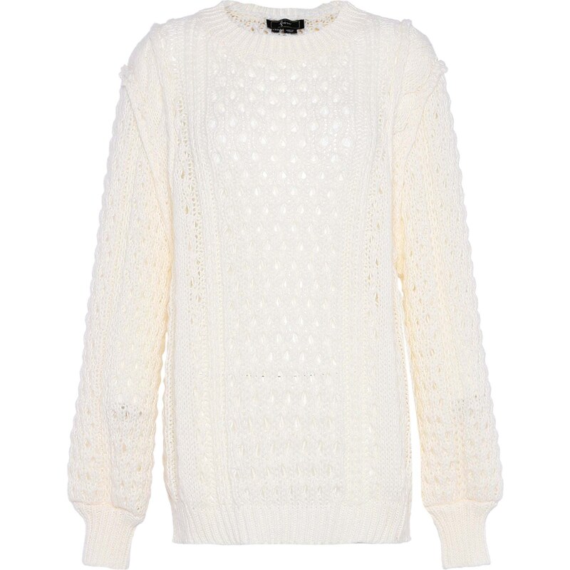 faina Sveter biela ako vlna 54265174