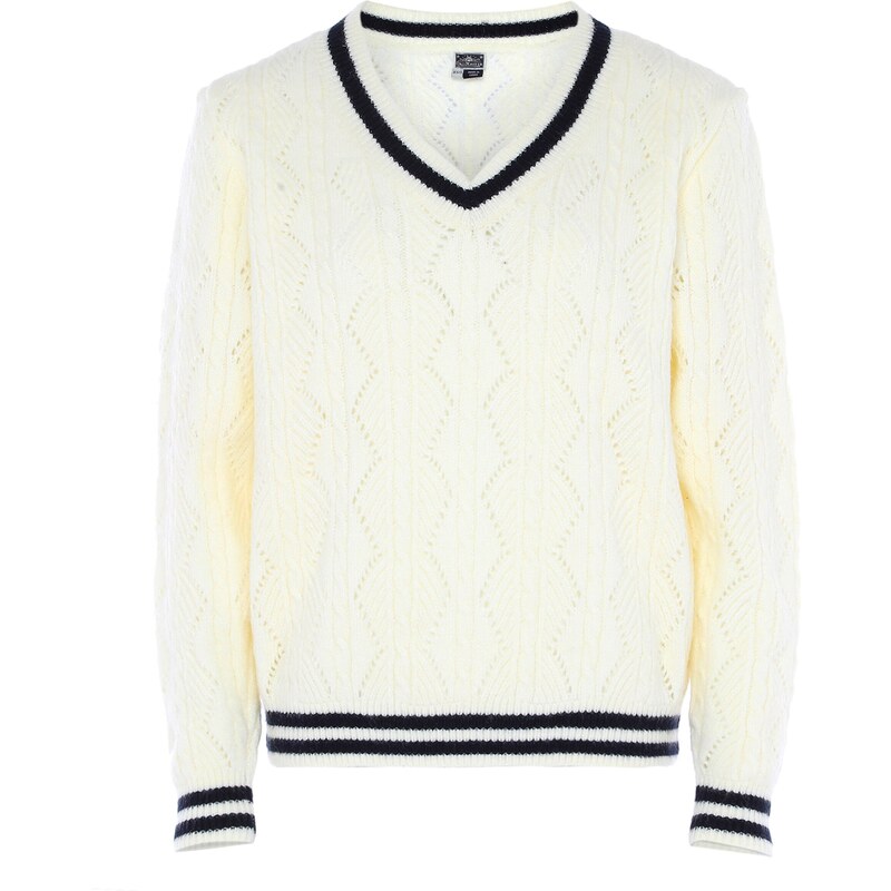 DreiMaster Maritim Sveter čierna / biela ako vlna 54265178