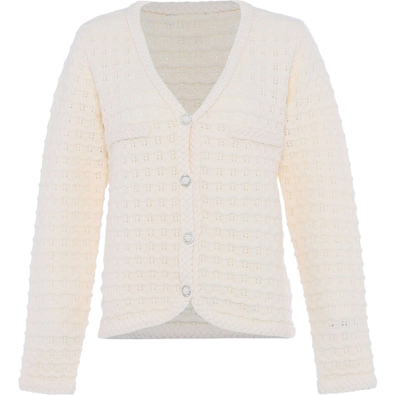 faina Kardigán biela ako vlna 54265279