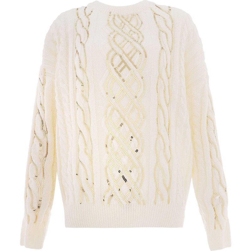 faina Sveter biela ako vlna 54265360