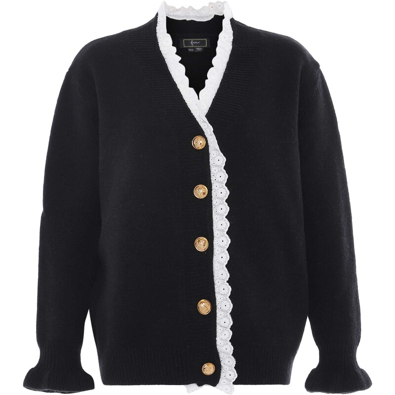 faina Kardigán čierna / biela 54265512