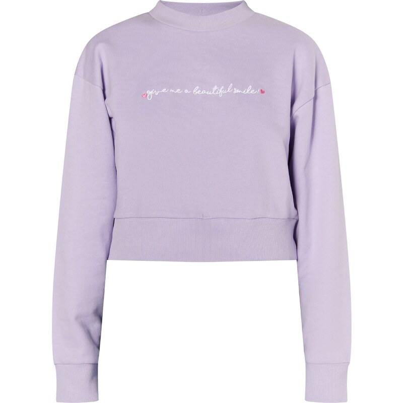 MYMO Mikina Keepsudry svetlofialová / ružová / biela 54265591