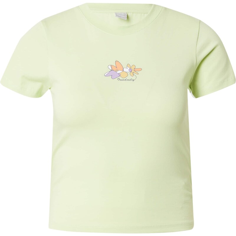 Iriedaily Tričko svetlozelená / fialová / oranžová / biela 54278915