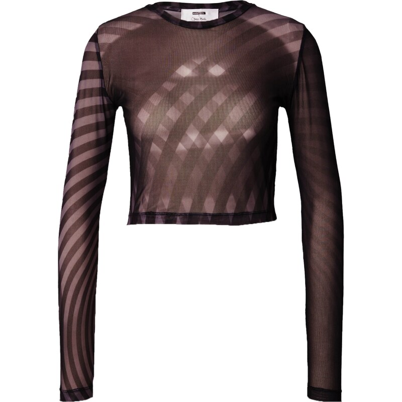 ABOUT YOU x Chiara Biasi Tričko Orelia levanduľová / čierna 54266820