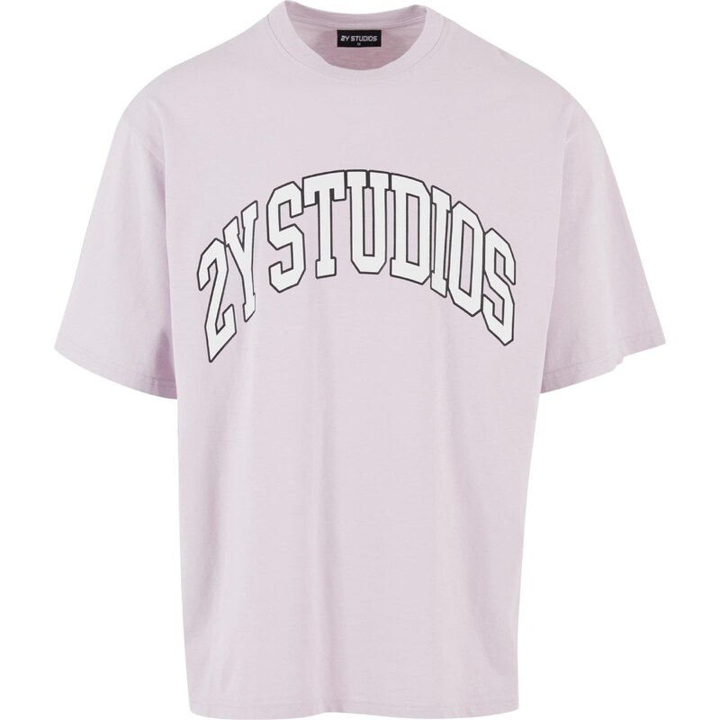2Y Studios Tričko pastelovo fialová / čierna 54279368