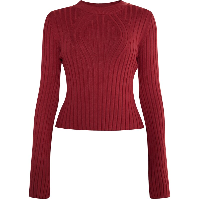 faina Sveter Dedica vínovo červená 54266972