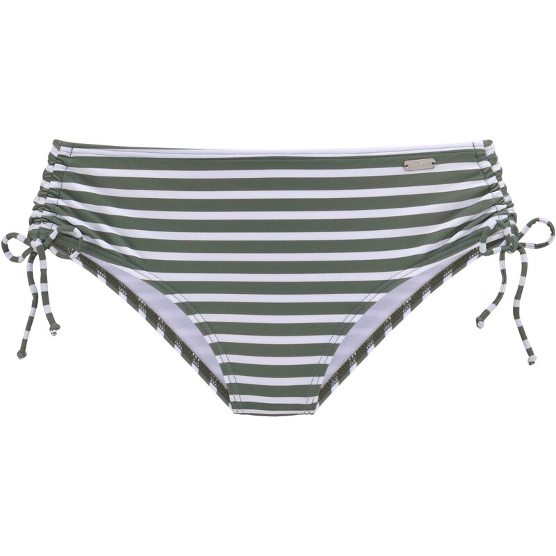 VENICE BEACH Bikinové nohavičky Summer jedľová / biela 54279542