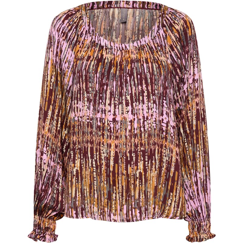 CULTURE Blúzka Toba zmiešané farby / bordová 52701008