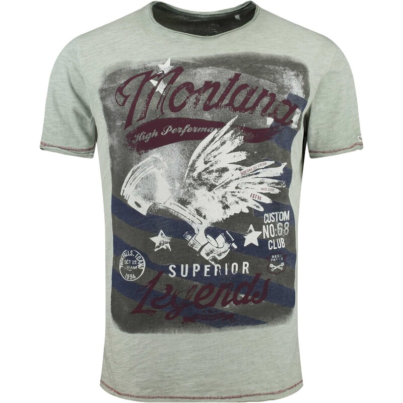 Key Largo Tričko MONTANA zelená / zmiešané farby 54318014