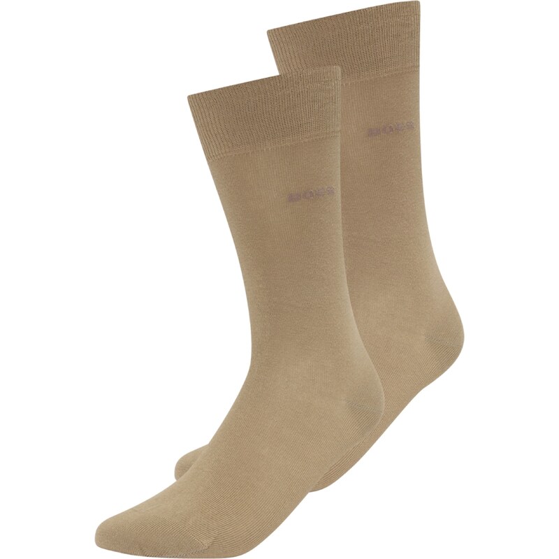 BOSS Ponožky béžová / tmavofialová 52704191