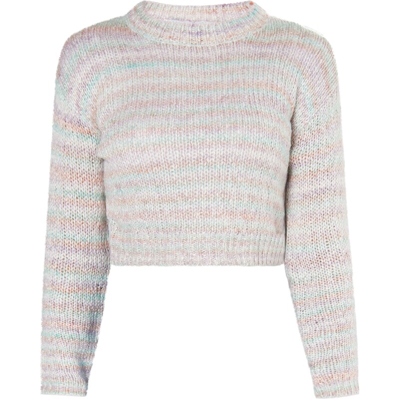 MYMO Sveter pastelovo zelená / svetlooranžová / pastelovo ružová 54281488