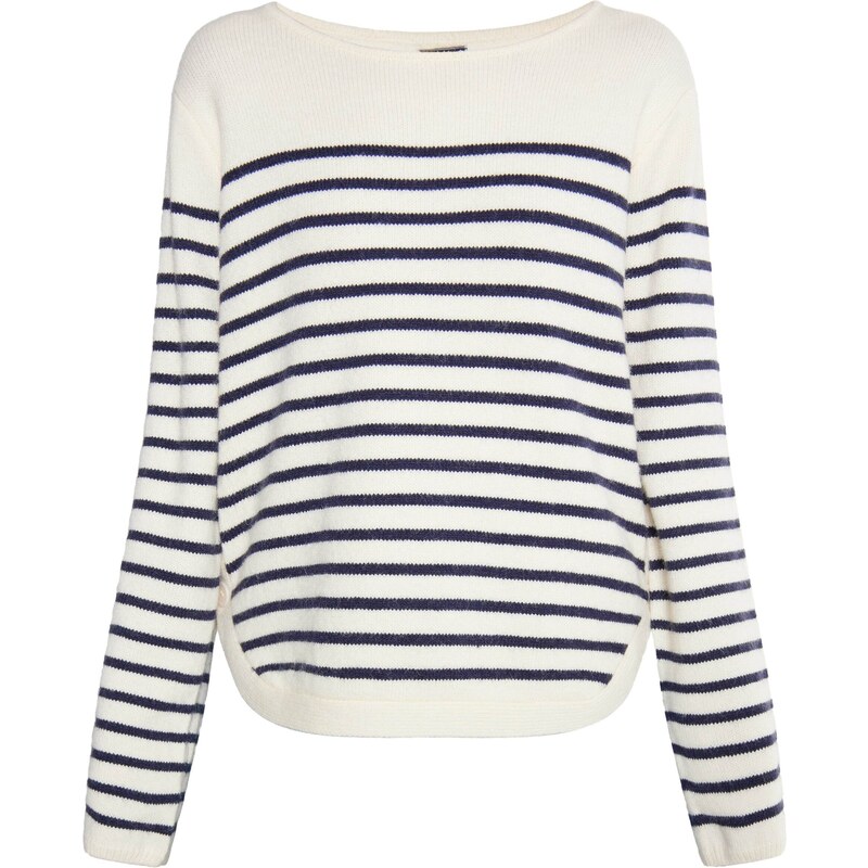 DreiMaster Maritim Sveter námornícka modrá / biela ako vlna 54268352