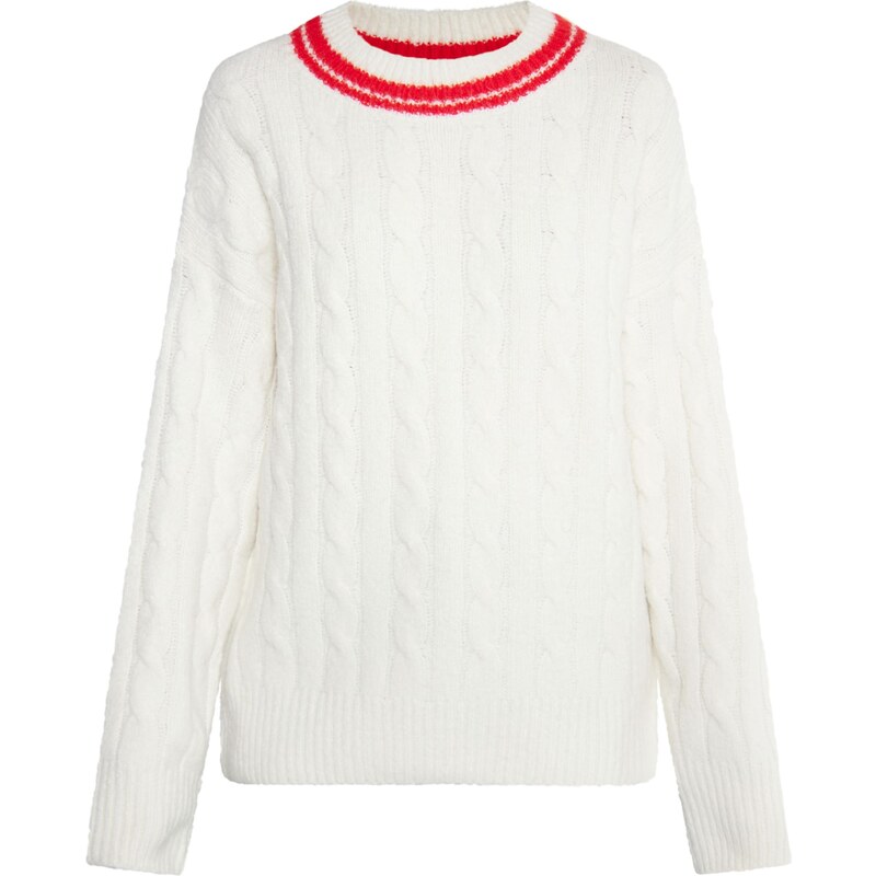 DreiMaster Maritim Sveter červená / biela 54268364