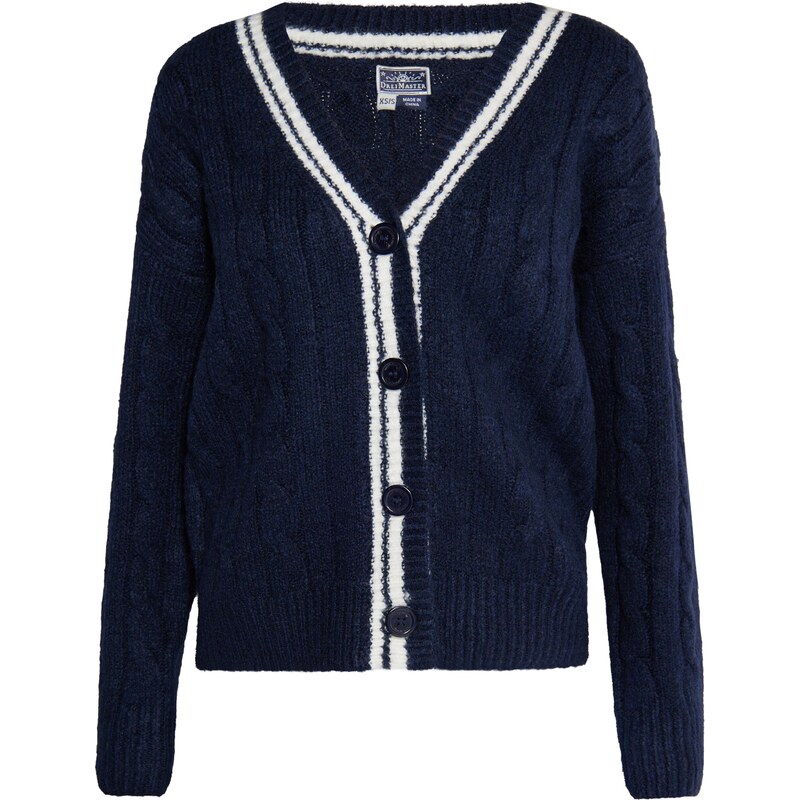 DreiMaster Maritim Kardigán námornícka modrá / biela 54268354