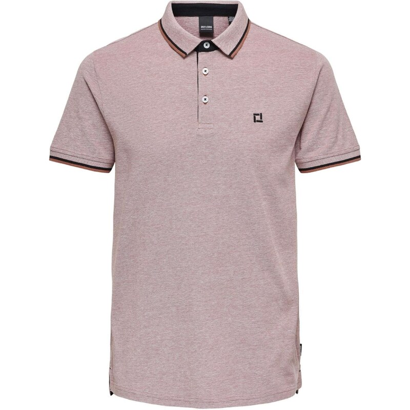 Only & Sons Tričko Fletcher karamelová / brokátová / čierna 53451976